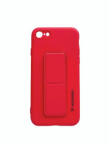 Оригинален силиконов гръб със стойка WOZINSKI Kickstand Case за Apple iPhone 7 4.7 / Apple iPhone 8 4.7 / Apple iPhone SE2 2020 / Apple iPhone SE3 2022 червен 